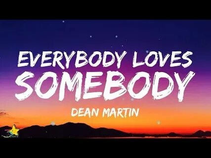 Песня everybody somebody
