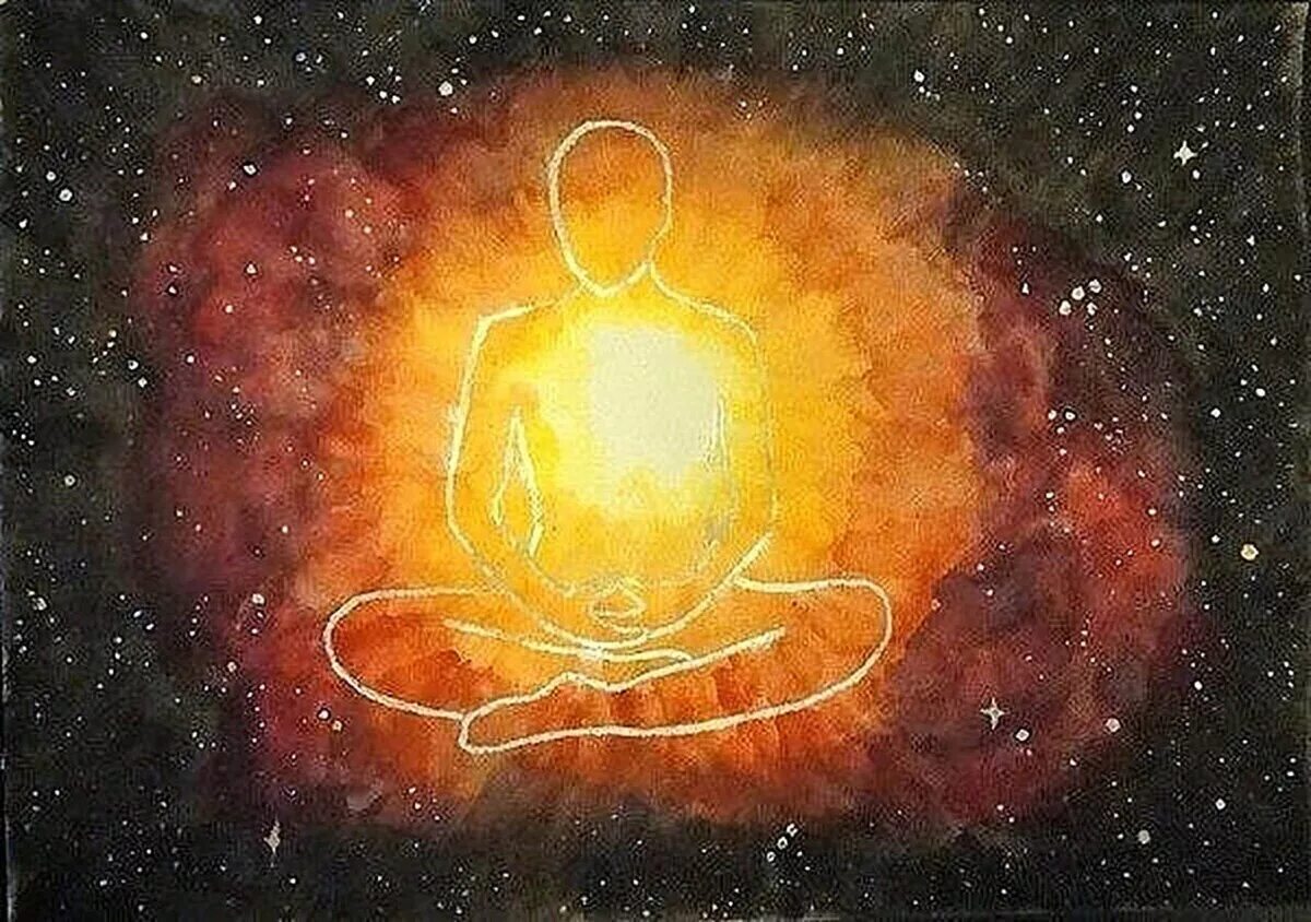 Золотая медитация. Свет внутри человека. Внутренний свет. Солнце и человек. Солнце внутри человека.
