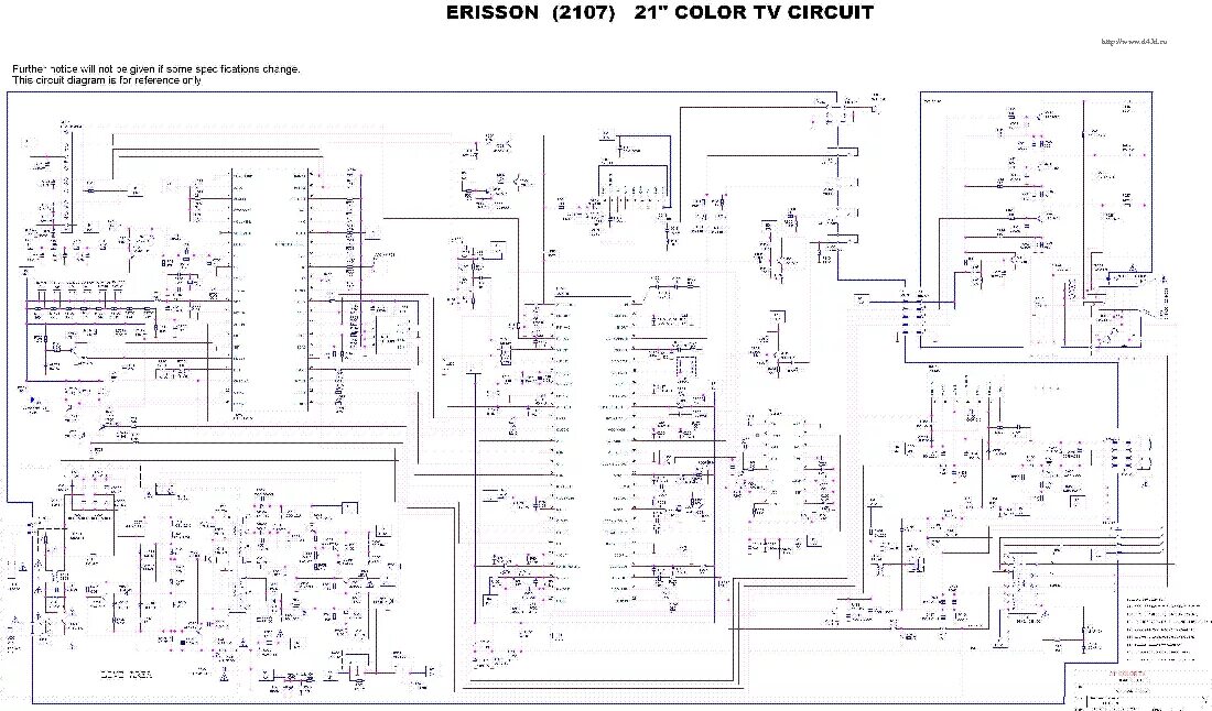 ERISSON 1465 CH 3S10 SCH Service Manual download, schematics, eeprom, repair inf