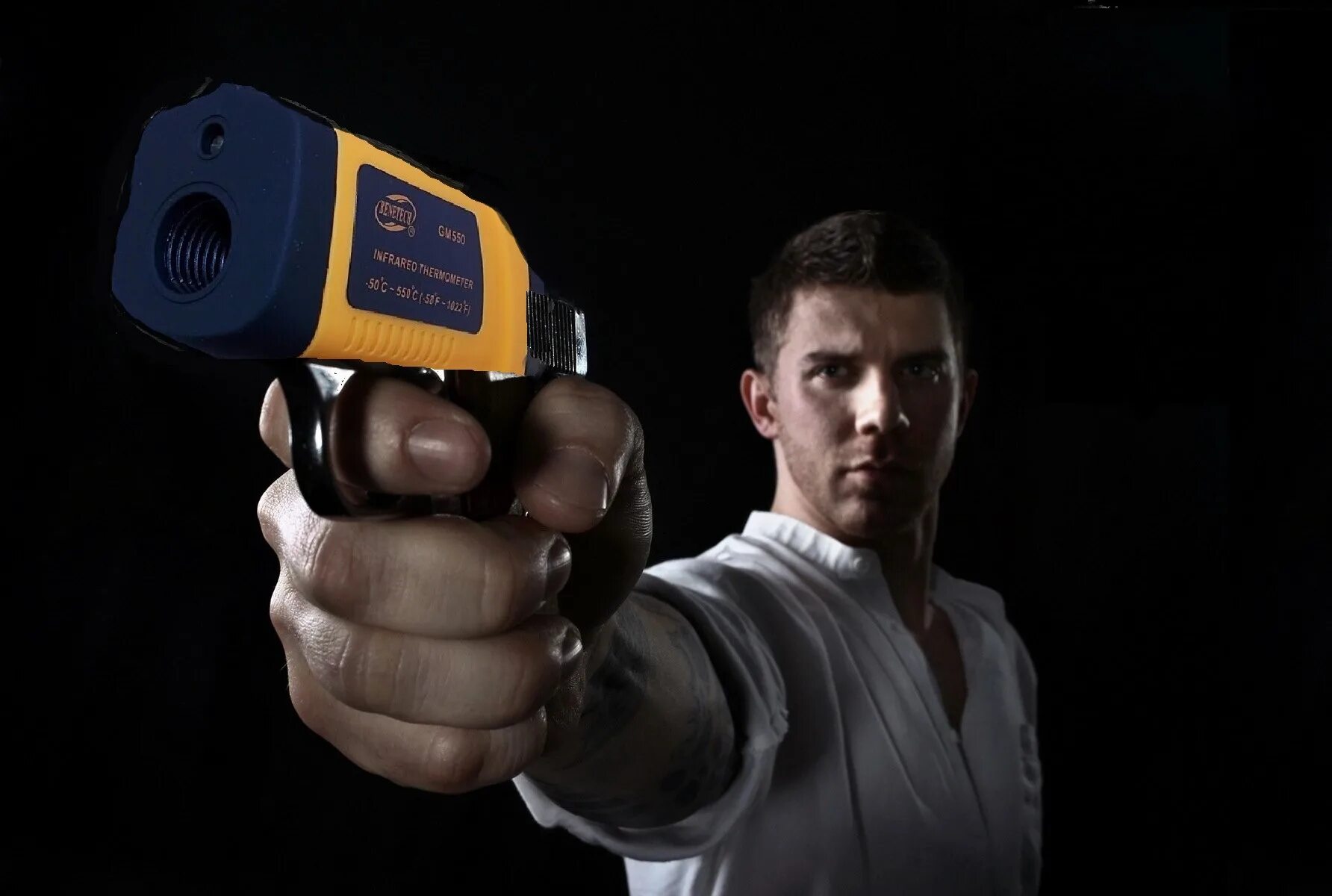 Man with a gun