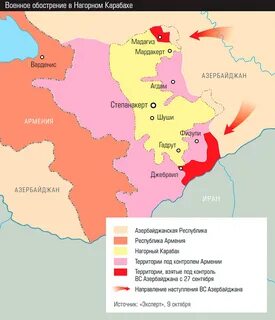 Где находится нагорный карабах карта