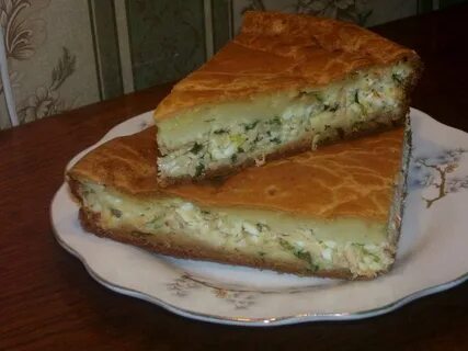 Рыбный пирог тесто с яйцом
