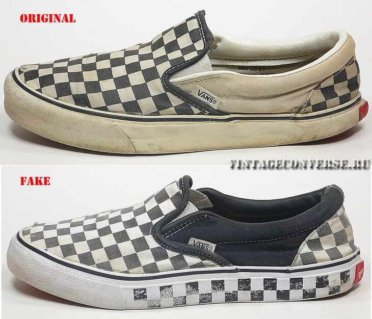 Как отличить подделку vans. Паленые кеды Ванс.