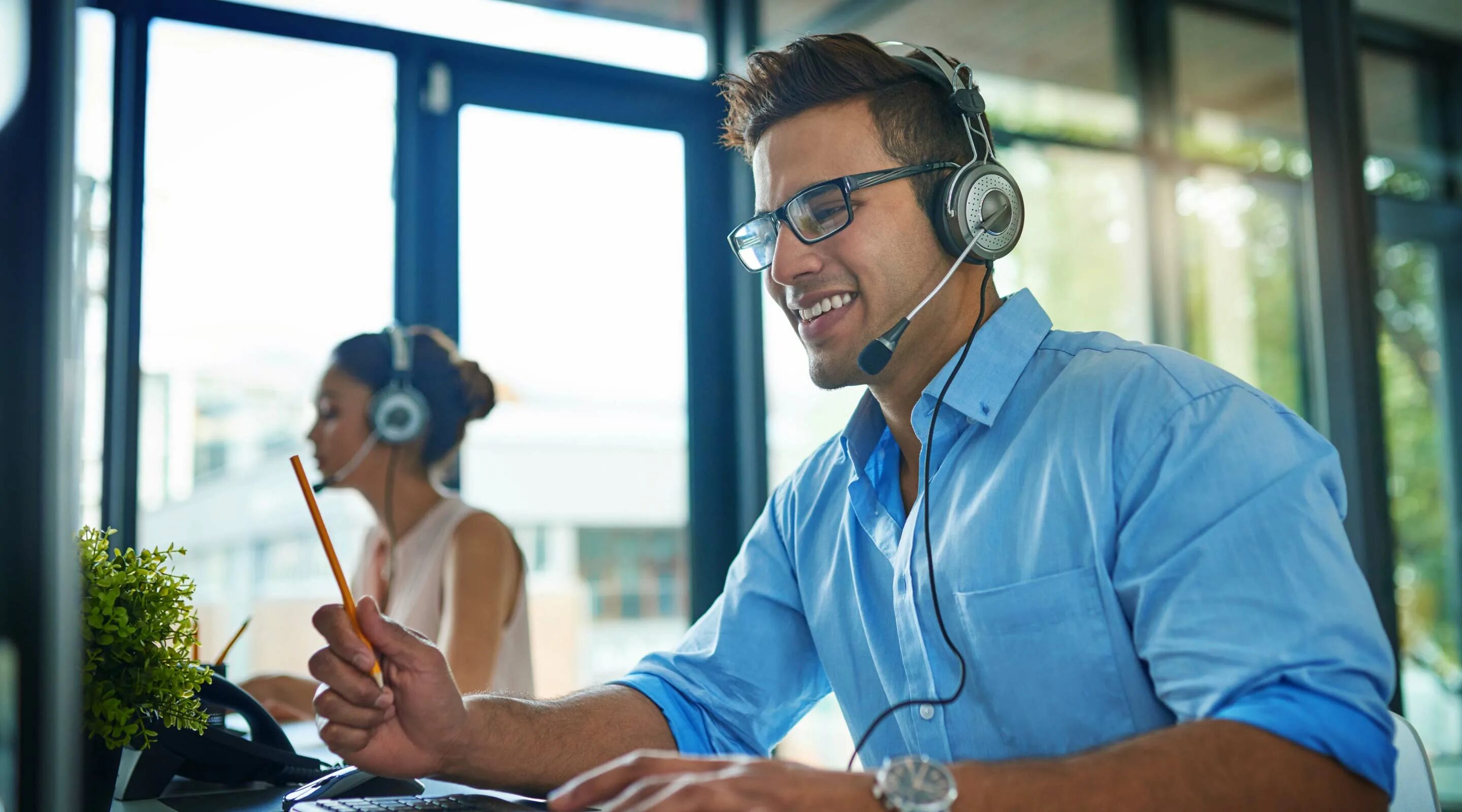Customer service desk