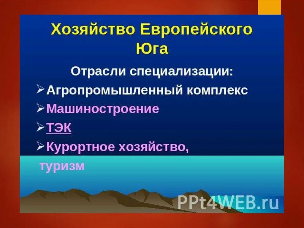 Европейский юг видеоурок. Хозяйство европейского Юга. Хозяйство европейского Юга таблица. Визитная карточка европейского Юга. Хозяйство европейского Юга России.