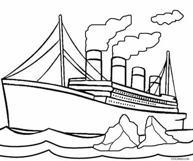 Titanic Coloring Pages for Kids