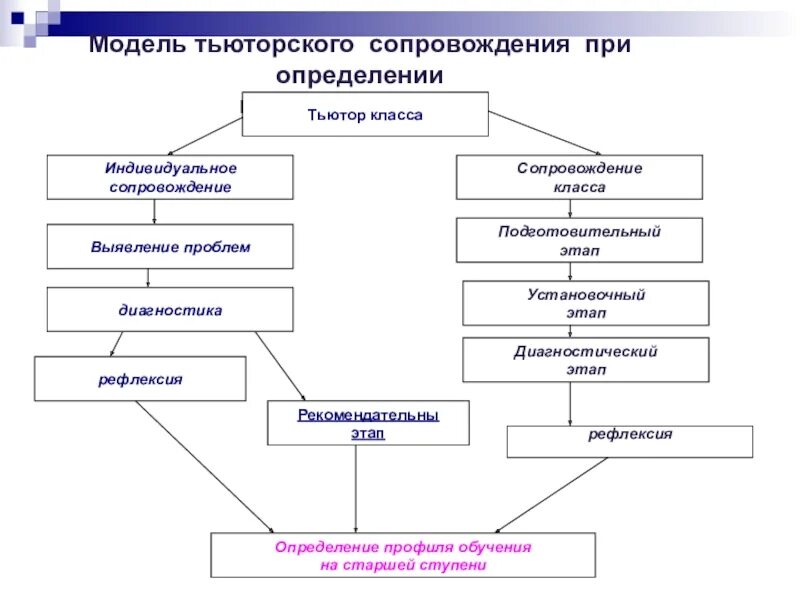 Этапы процесса социального сопровождения. Ресурсная схема тьюторского сопровождения. Основные методы тьюторского сопровождения. Этапы работы тьютора. Модель индивидуального сопровождения.