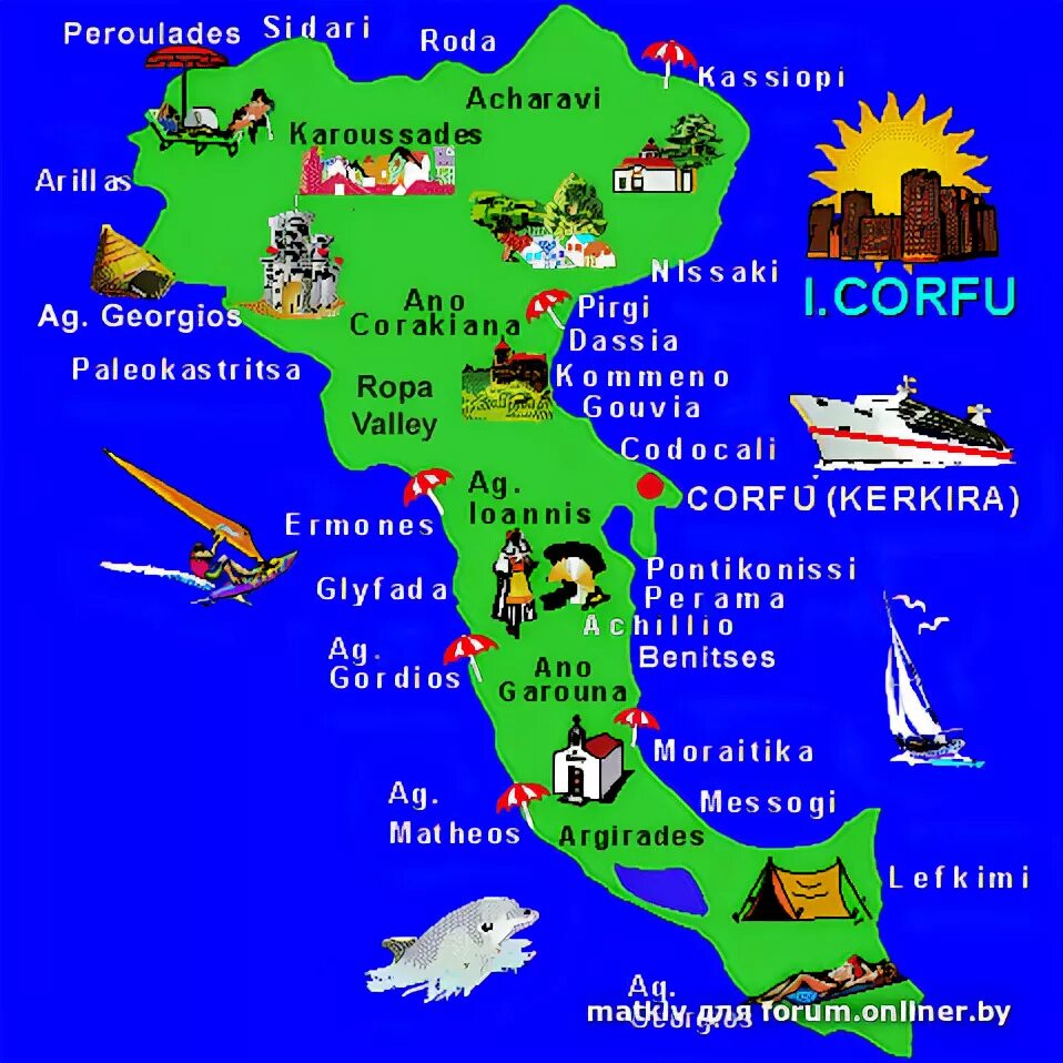 Остров корфу где находится в какой Perama Corfu Holidays in Perama Greece