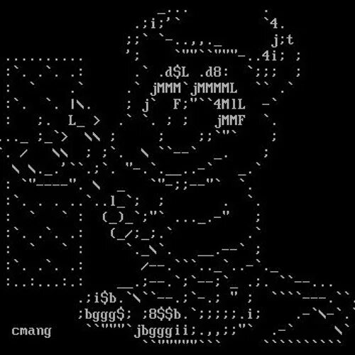 Art bbs forum. ANSI-Графика. ASCII Art. Гифки Linux. Анимация программного кода.