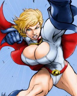 Powergirl tits.