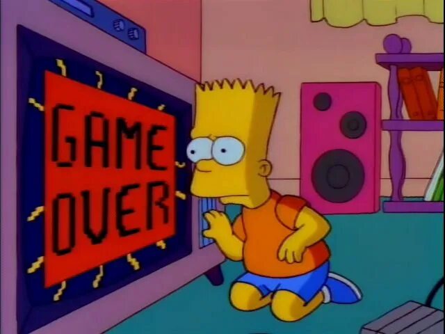 The end is a game to me. Симпсоны the end. симпсоны конец. симпсоны конец света. симпсоны the end is near.