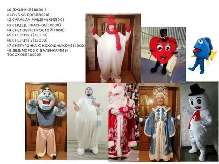 Имена ростовых кукол