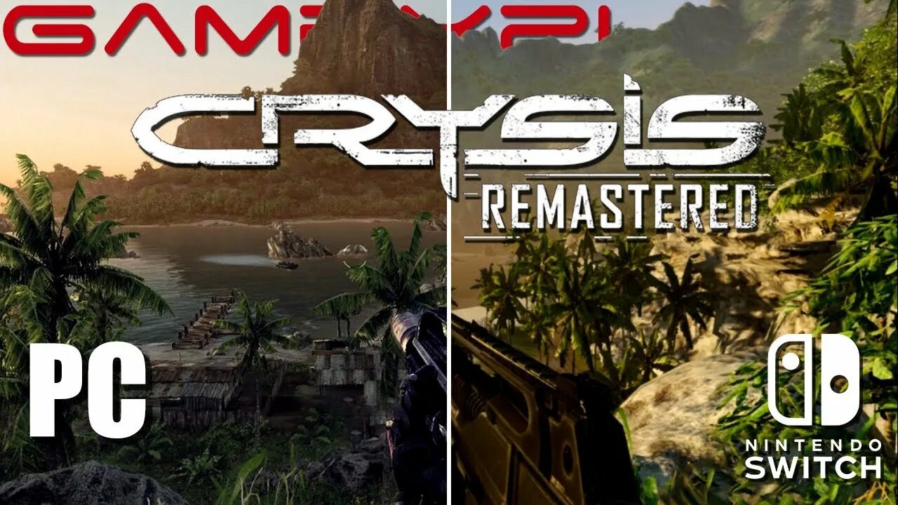 Крайзис 3 ремастер Nintendo Switch. Crysis 1 Remastered vs Original. Switch vs ps3. Crysis switch