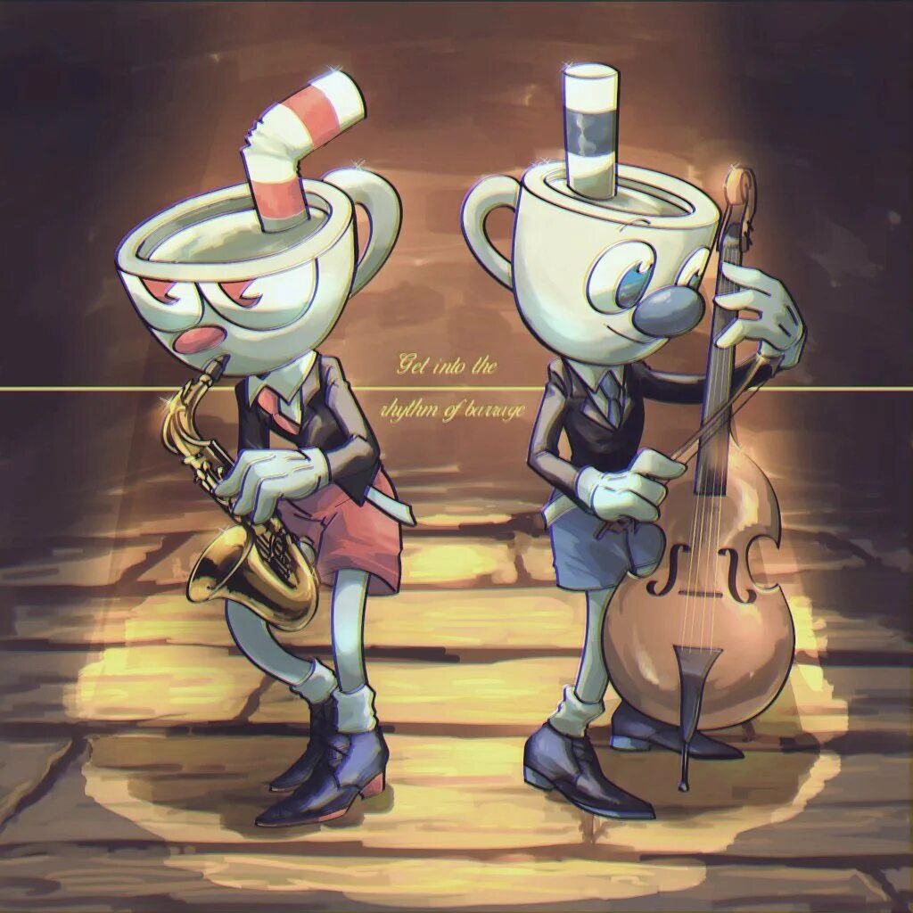 Cuphead 18. Капхед и Магмен шип. Капхед и Магмен арт. Капхед призрак чаша.