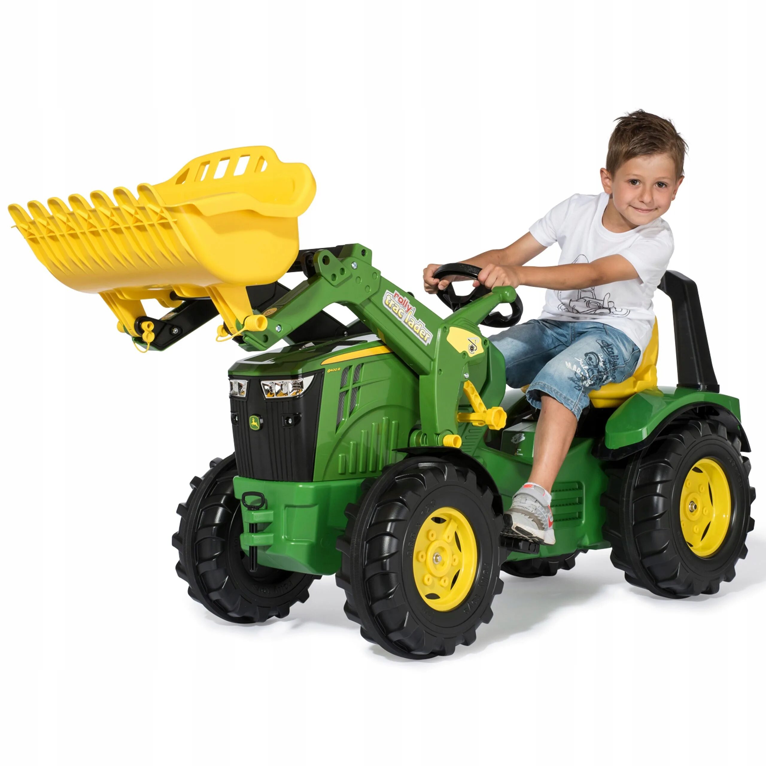 Детский трактор. Педальный трактор Rolly Toys ROLLYX-Trac Premium. Трактор педальный John Deere. Педальный трактор Rolly Toys x Trac John Deere 046638. Rolly Toys John Deere x-Trac 046638.