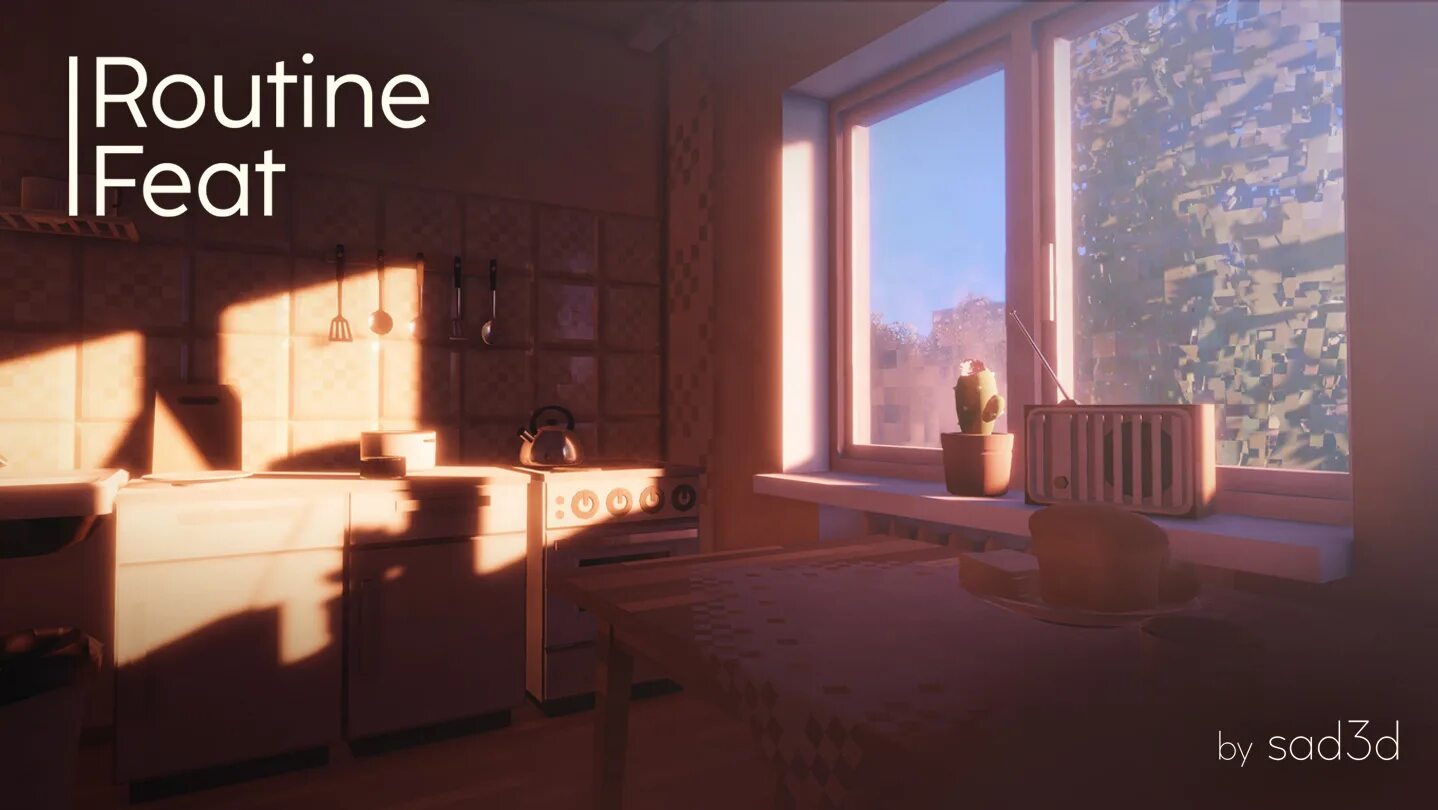 Routine feat. Бытовой подвиг (routine feat). routine feat игра. обои routine feat.