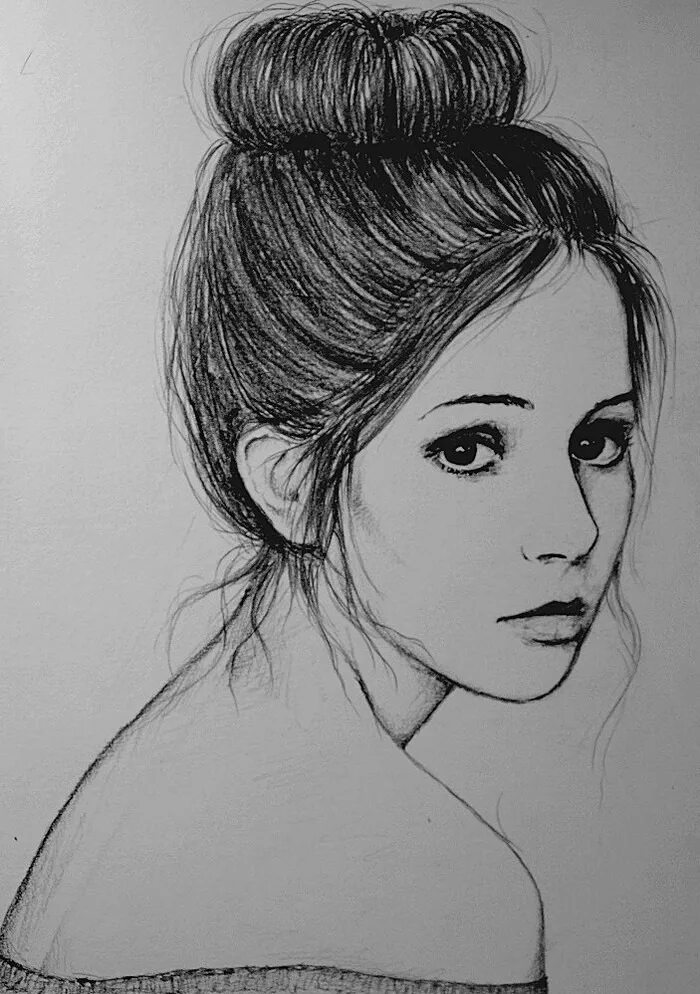Рисунок девушки карандашом. Красивые девушки карандашом. Рисовка девушки карандашом. Нарисовать девушку карандашом.