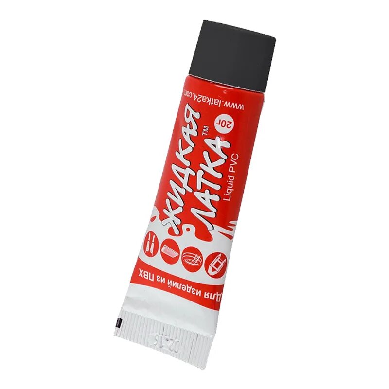 клей латка для пвх. клей жидкая латка. клей жидкая латка. жидкий пвх "жидкая латка 24" 25гр. клей латка для батута купить.
