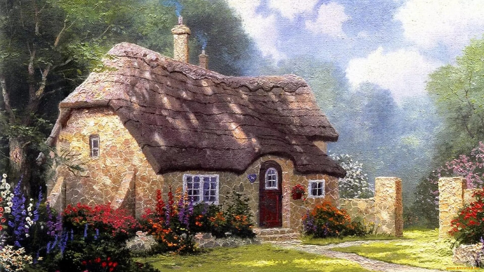 They their cottage repair at the