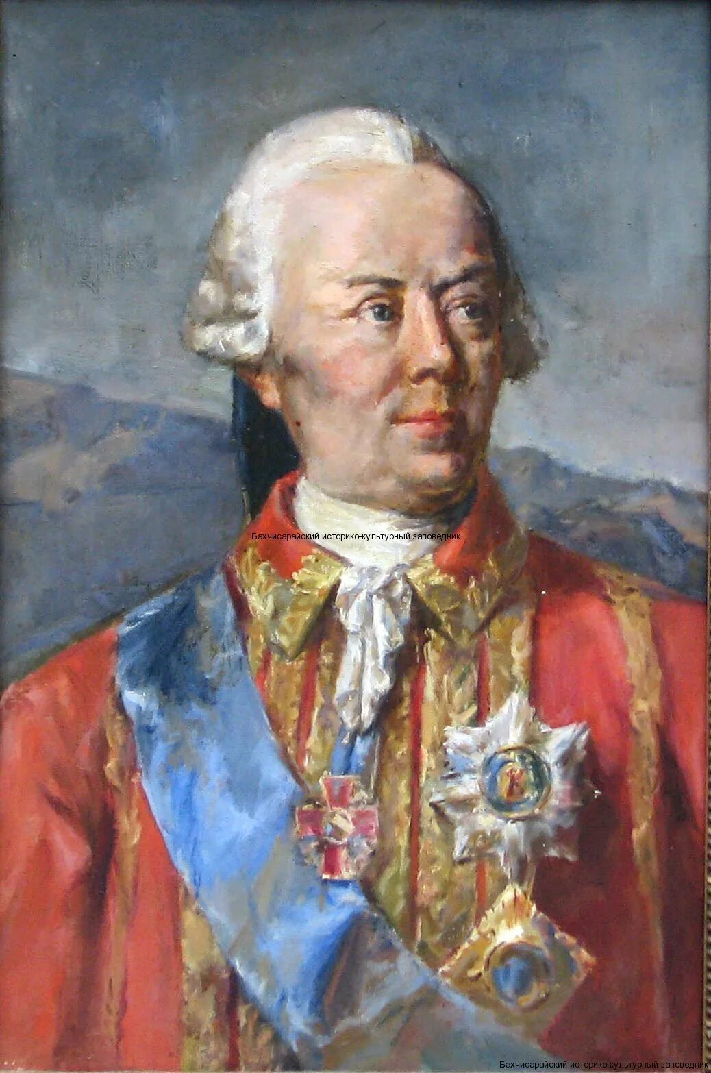 Портрет Петра Румянцева Задунайского.