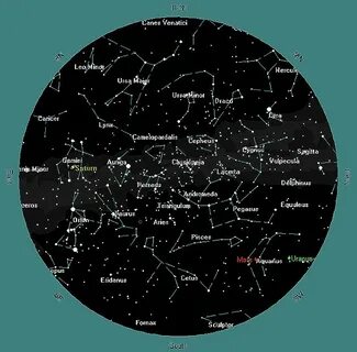 5 карт звездного неба