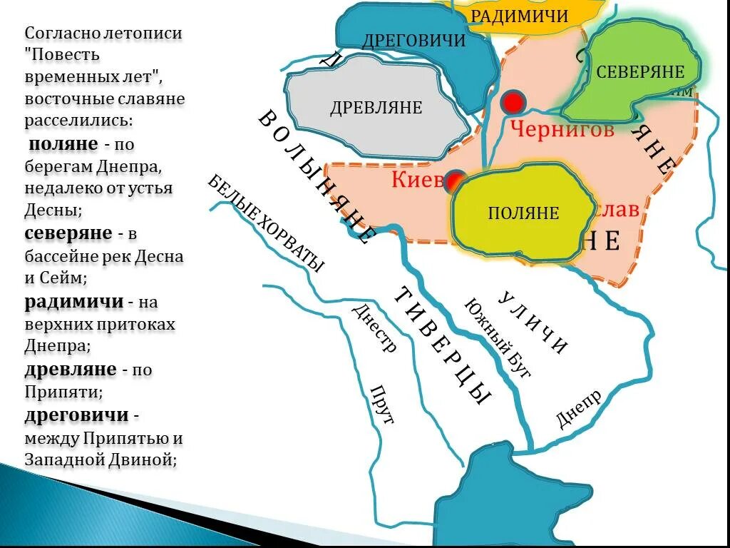 Расселение славян повесть временных лет карта. Повесть временных лет карта расселения славянских племен. Расселение восточных славян Поляне. Карта расселения славян по повести временных лет. Как назывались союзы племен