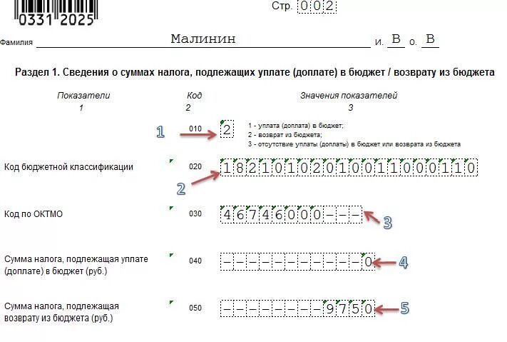 Ндфл с 2025 года. Код бюджетной организации в декларации 3-НДФЛ. Код бюджетной классификации для налоговой декларации 3 НДФЛ. Код бюджетной квалификации в декларации 3-НДФЛ. Код бюджетной классификации в декларации 3-НДФЛ.