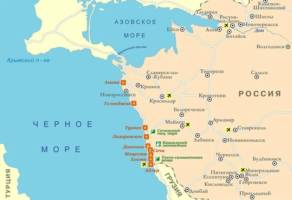 Карта Черноморского побережья России. Карта Черноморского побережья Краснодарского края. Карта черного моря Краснодарский край. Карта Краснодарского края побережье черного моря. Тамань адлер