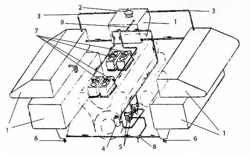 Расположение топливных баков. БТ-7 топливные баки. Топливная система танка тигр. Топливная система танка пантера. Танк БТ 7 схема.