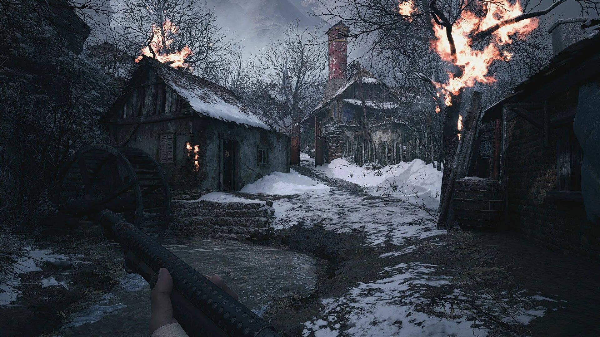 Resident Evil Виладж. Resident Evil Village деревня. Htpbltyn BDTK 8 деревня. Резидент ивел 8 деревня. Резидент эвил 8 игра