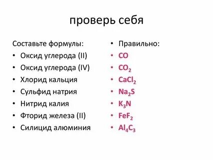 15 формул хлоридов. 15 формул хлоридов