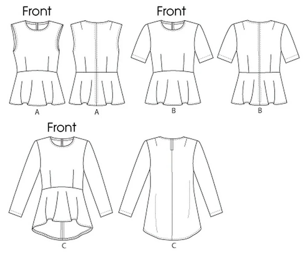 Бурда выкройки блузок. Выкройка блузки. Моделирование блузки с баской. Блузка с баской выкройка. Кофта с баской выкройка.
