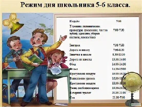 Составляем режим дня 1 класс. Составляем режим дня 1 класс
