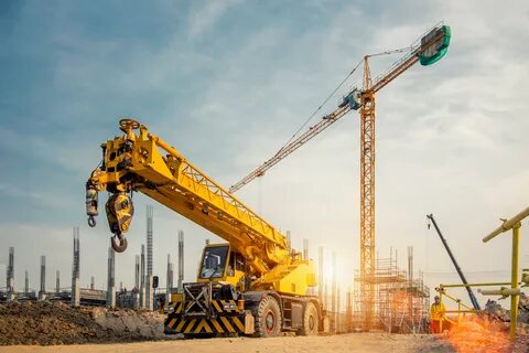 Crane at site