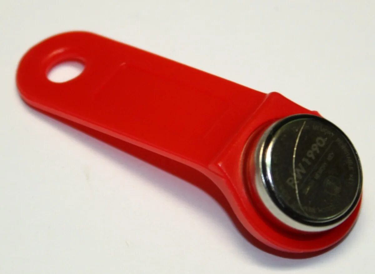 Ключ электронный touch memory с держателем. Slinex rw 1990. электронные ключи touch memory (ibutton). dallas ds1990a. тм01а домофонный ключ.