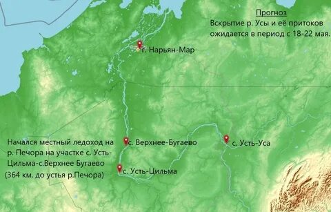 Устье реки печора