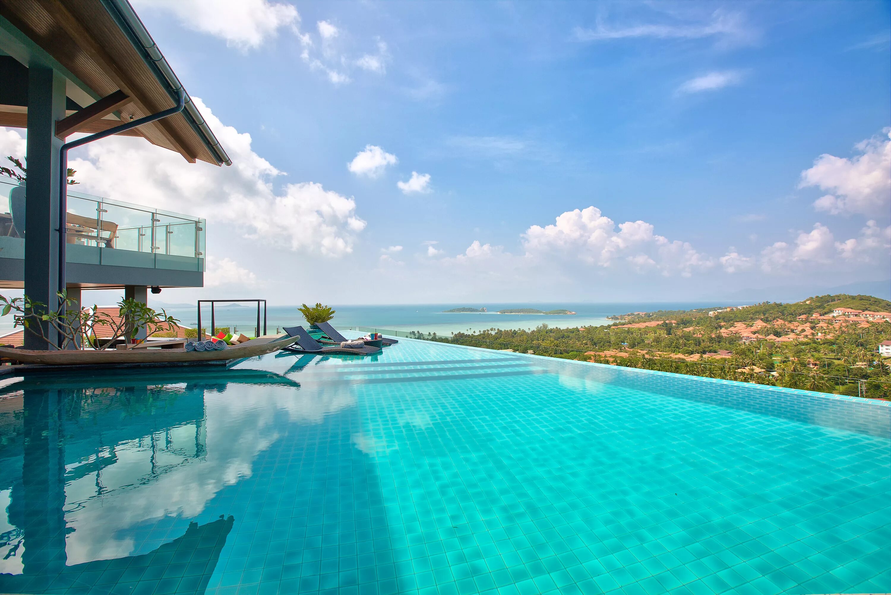 Отель с бассейном с видом на море. Тайланд вилла с бассейном у моря. Вилла на Самуи. Вилла с бассейном на Самуи. Чонг Мон Самуи.