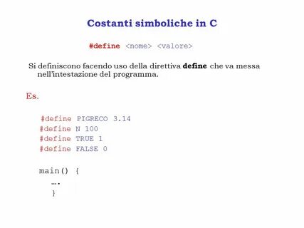 C define function