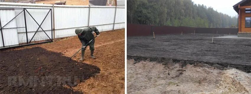 Сколько стоит убрать участок. Подсыпка плодородного грунта. Грунт для отсыпки участка. Выравнивание участка. Грунт для поднятия участка.