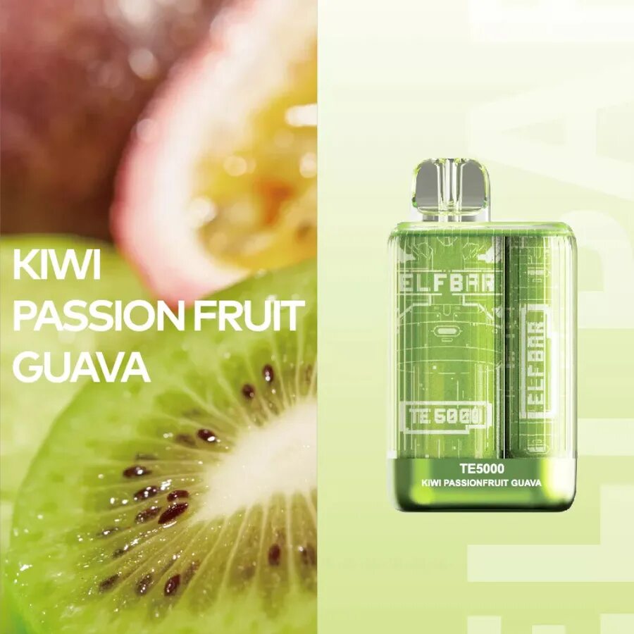 Elf Bar te 5000. Elfbar электронная сигарета te 5000. Elf Bar te 5000 - Kiwi passion Fruit Guava. Elf Bar te5000 вкусы. Passion fruit guava электронная сигарета