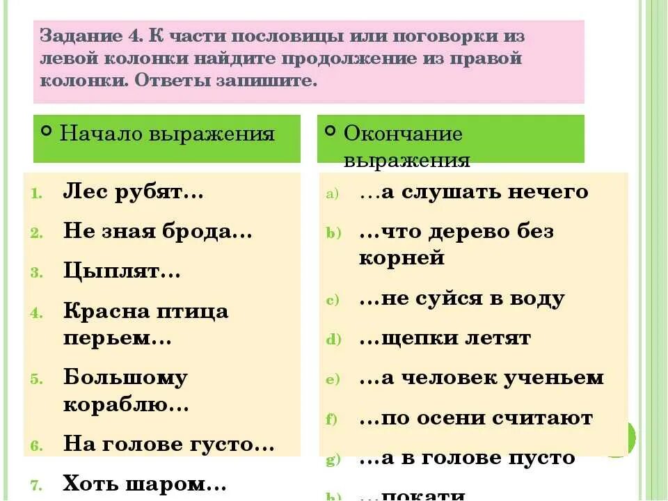 Вторая часть пословиц и поговорок. Задания с пословицами. Поговорки и пословицы из двух частей. Пословицы с ответами. Ответьте на вопрос пословицей или поговоркой