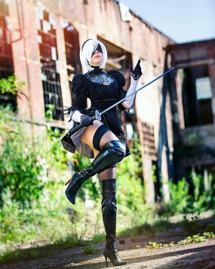 Automata cosplay. NIER Automata косплей. Лучший косплей ниер автомата. 2б косплей. Горячий косплей 02.