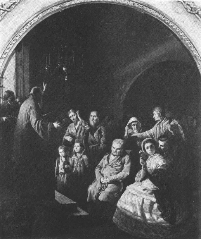 И. Проповедь перов. Проповедь перов. Перов проповедь в селе картина. В г перов проповедь в селе 1861 г.
