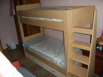 Сделать двухъярусную кровать детям своими руками