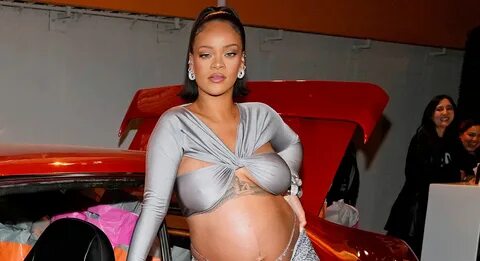 Rihanna Wears Daring Baby Bump-Baring Outfit for Fenty Beauty Launch! | 