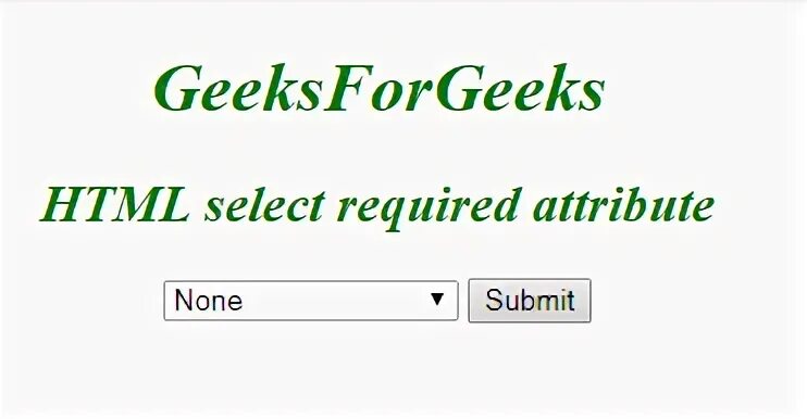 Атрибут required. Атрибут required