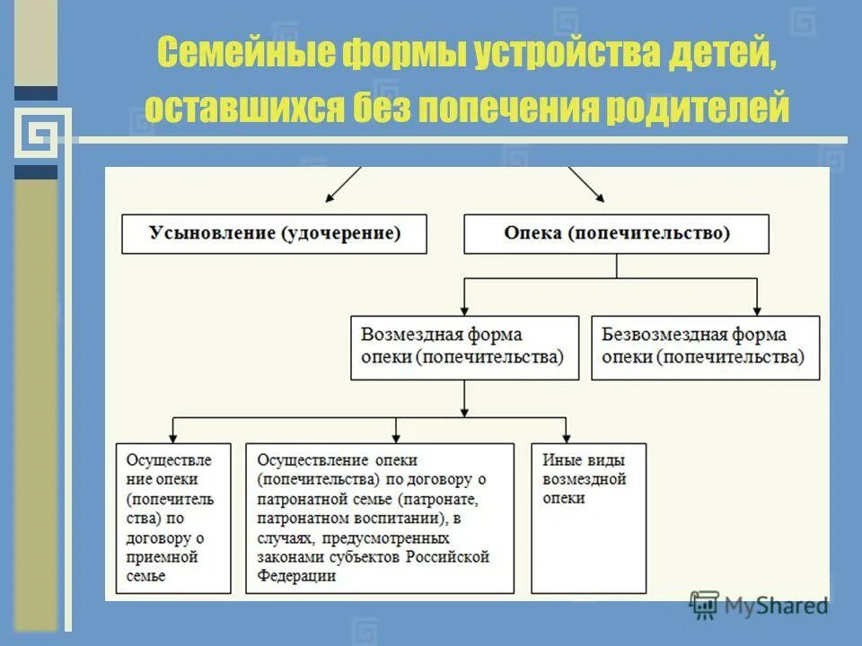 Система попечения. Возмездная и безвозмездная опека. Формы устройства детей в семью. Безвозмездная форма опеки это. Опека возмездная и безвозмездная отличия.