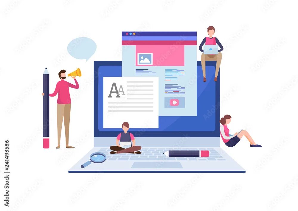 Create content page