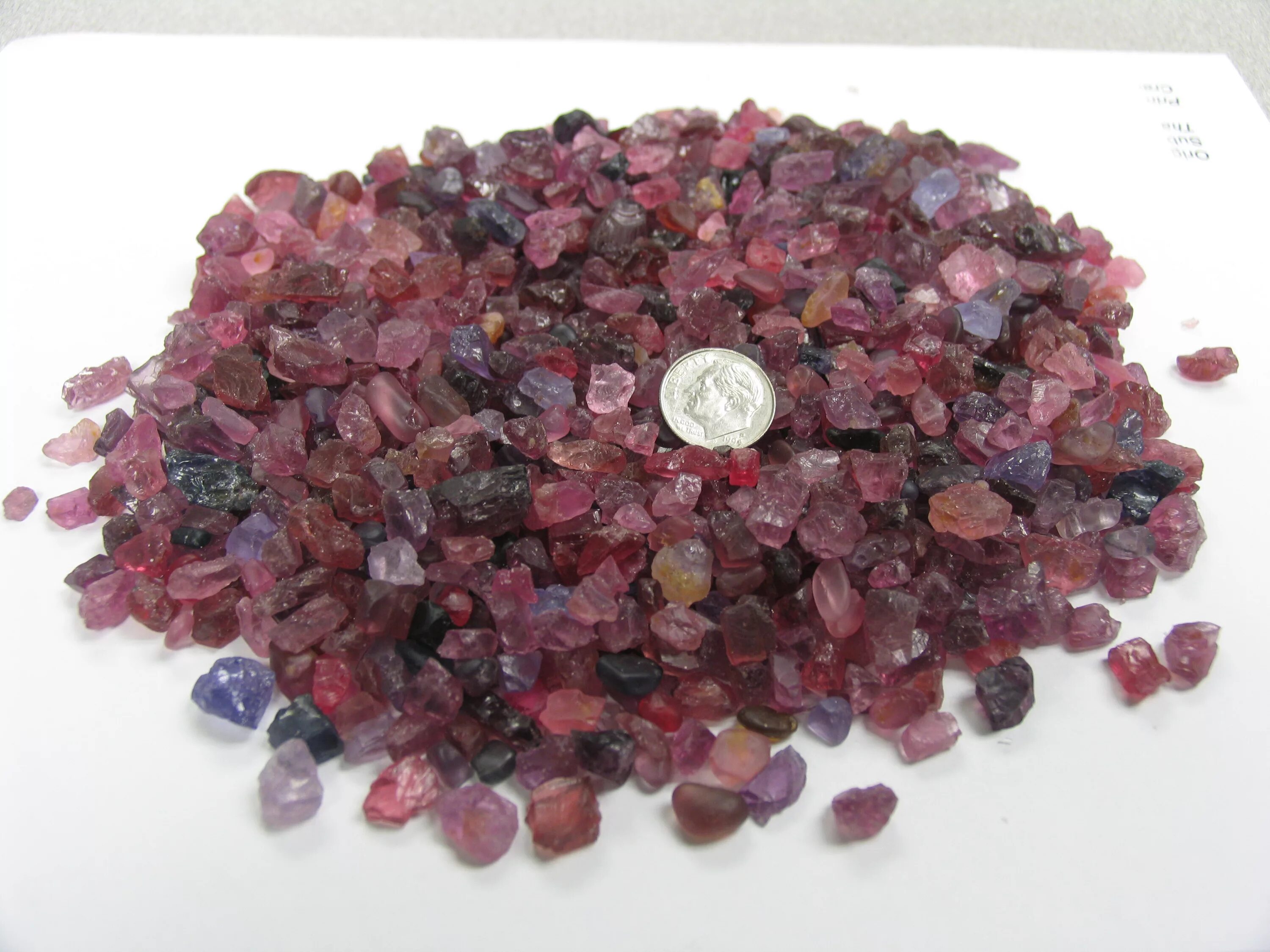 Spinel - is the magnesium aluminium member of the larger spinel group of mineral