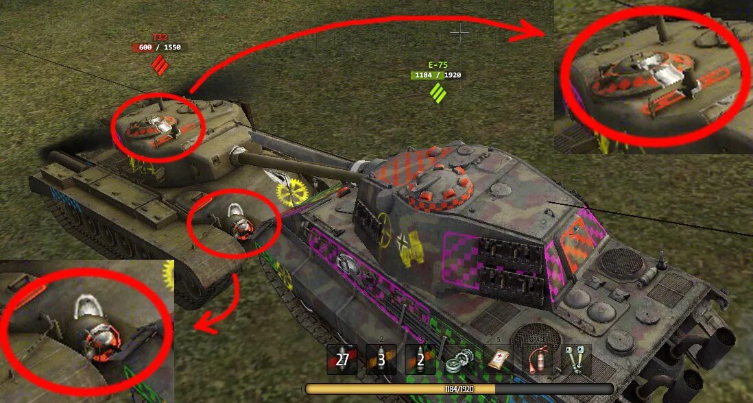 World of tanks зоны пробития 0-1. Шкурки с зонами пробития для world. Зоны пробития е 100 блиц. Танки зоны пробития. Ворлд оф танк слабые места танков всех.